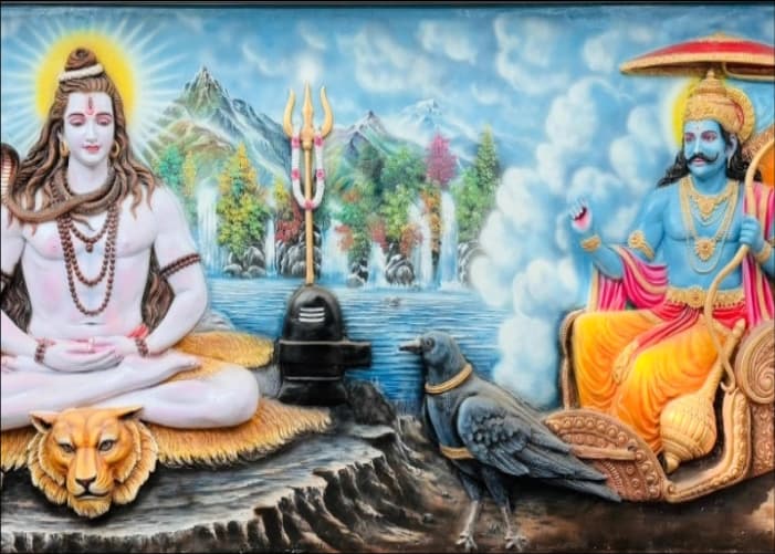 Lord Shiva and Lord Shani