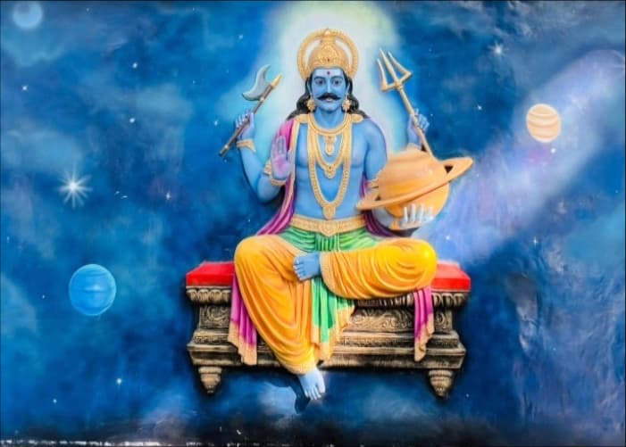 The Divine Form of Shani Dev